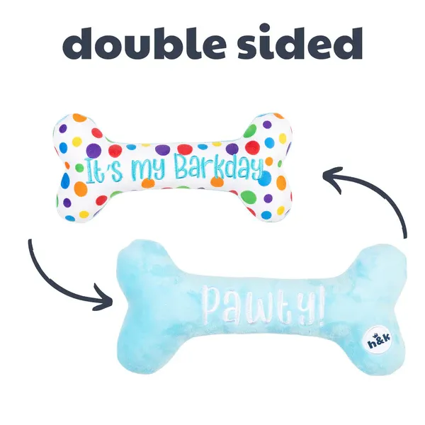 Huxley Kent Barkday Bone (Double Sided) Large