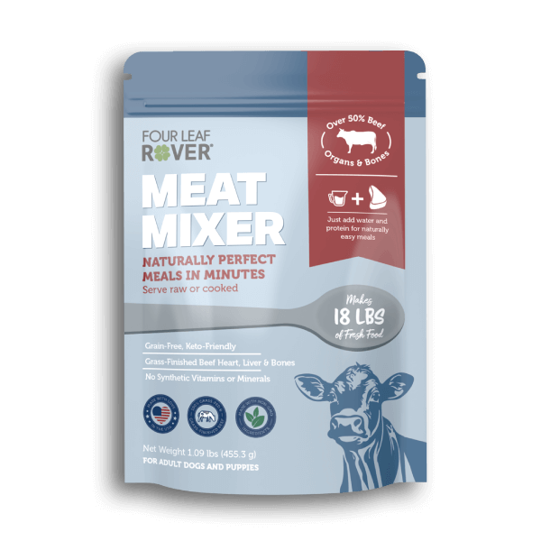 Four Leaf Rover Meat Mixer Dog Food Base Mix 2.73#