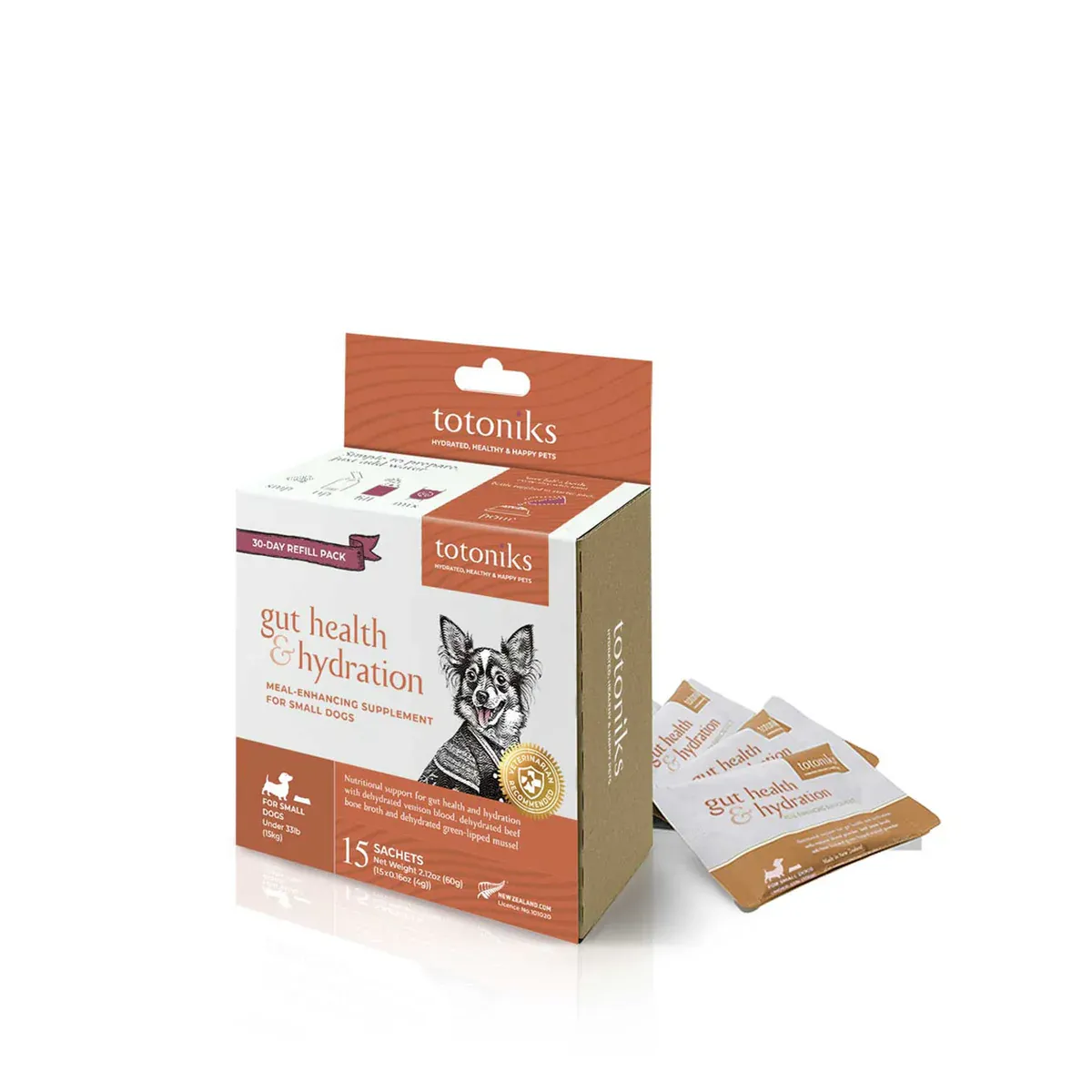Totoniks Refill Pack Gut Health Small Dog