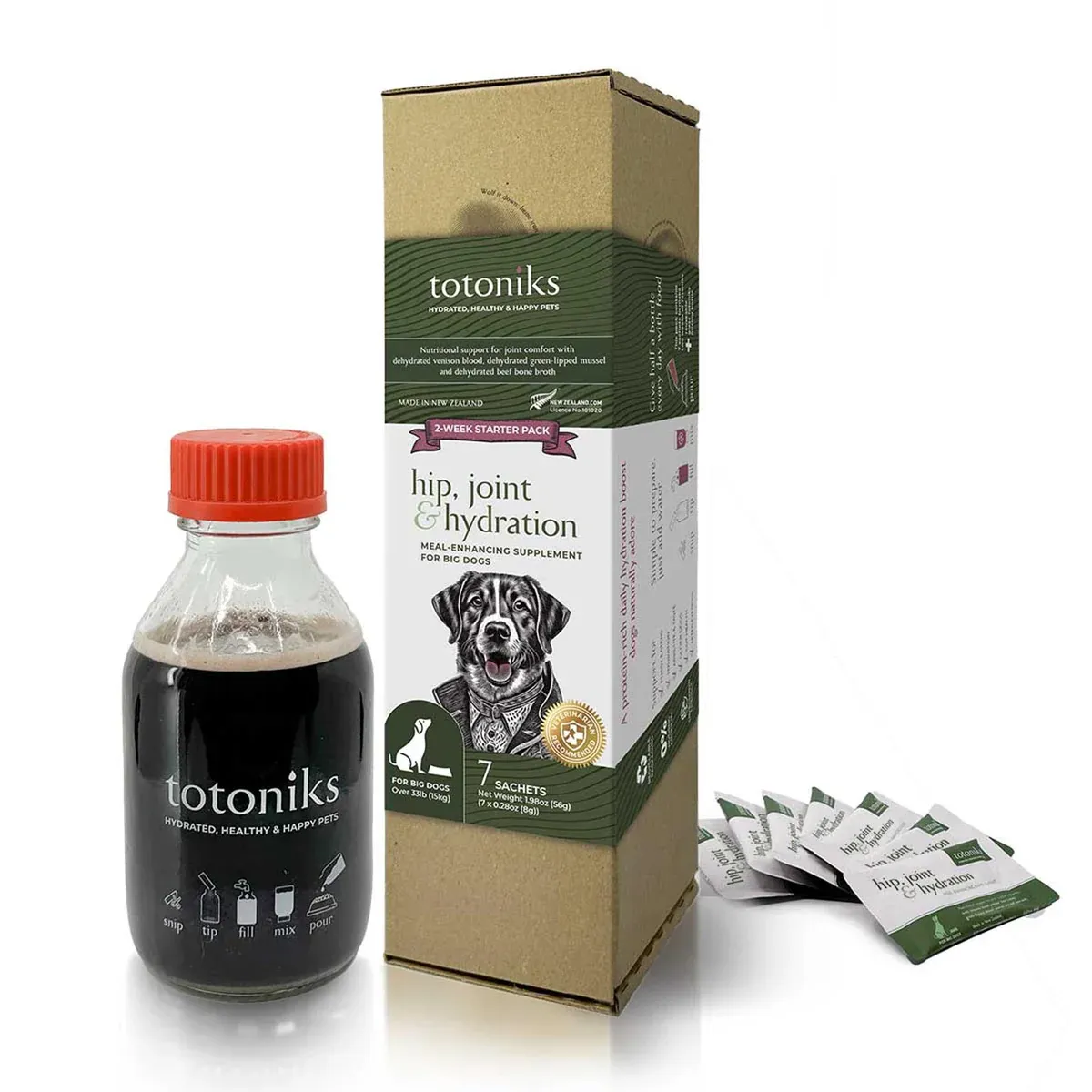 Totoniks Starter Pack Hip &amp; Joint Large Dog