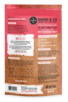 Bones and Co Frozen Beef 6#
