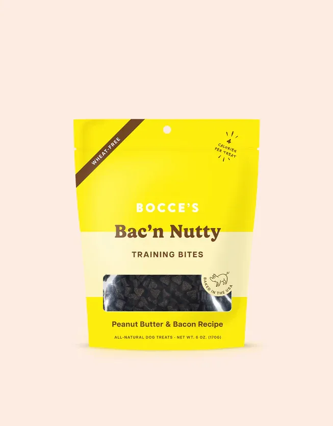 Bocces Training Bacon Nutty 6oz