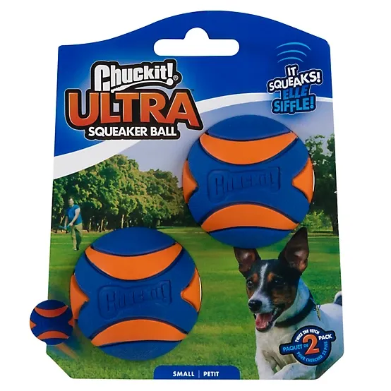 Chuck It Ultra squeaker small 2pk
