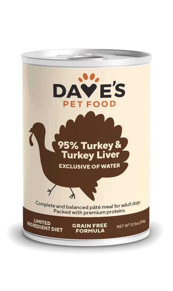 Daves Dog 95% Turkey 13oz