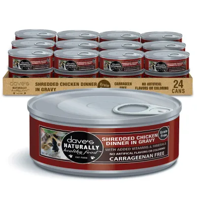 Daves Cat Shredded GF Chicken 5oz