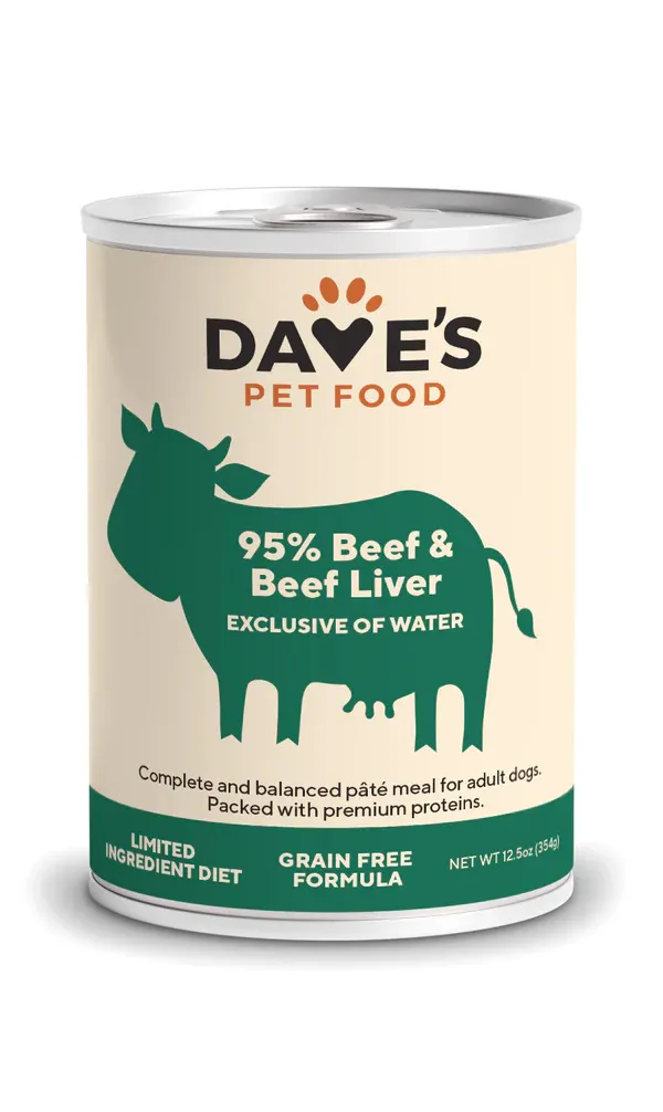 Daves Dog 95% Beef 13oz