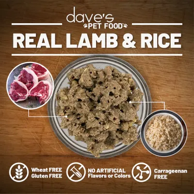 Daves Dog RESTRICTED Bland Lamb 13oz