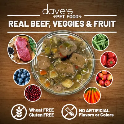 Daves Dog Meaty Beef Stew 13oz