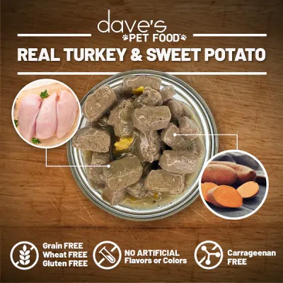 Daves Dog GF Turkey Sweet Potato 13oz