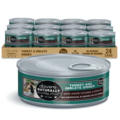 Daves Cat Healthy Turkey Giblet 5oz.