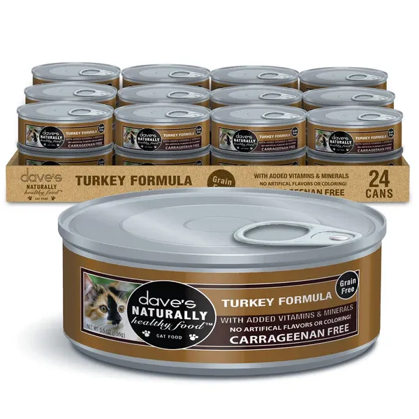 Daves Cat Healthy Turkey 5oz.