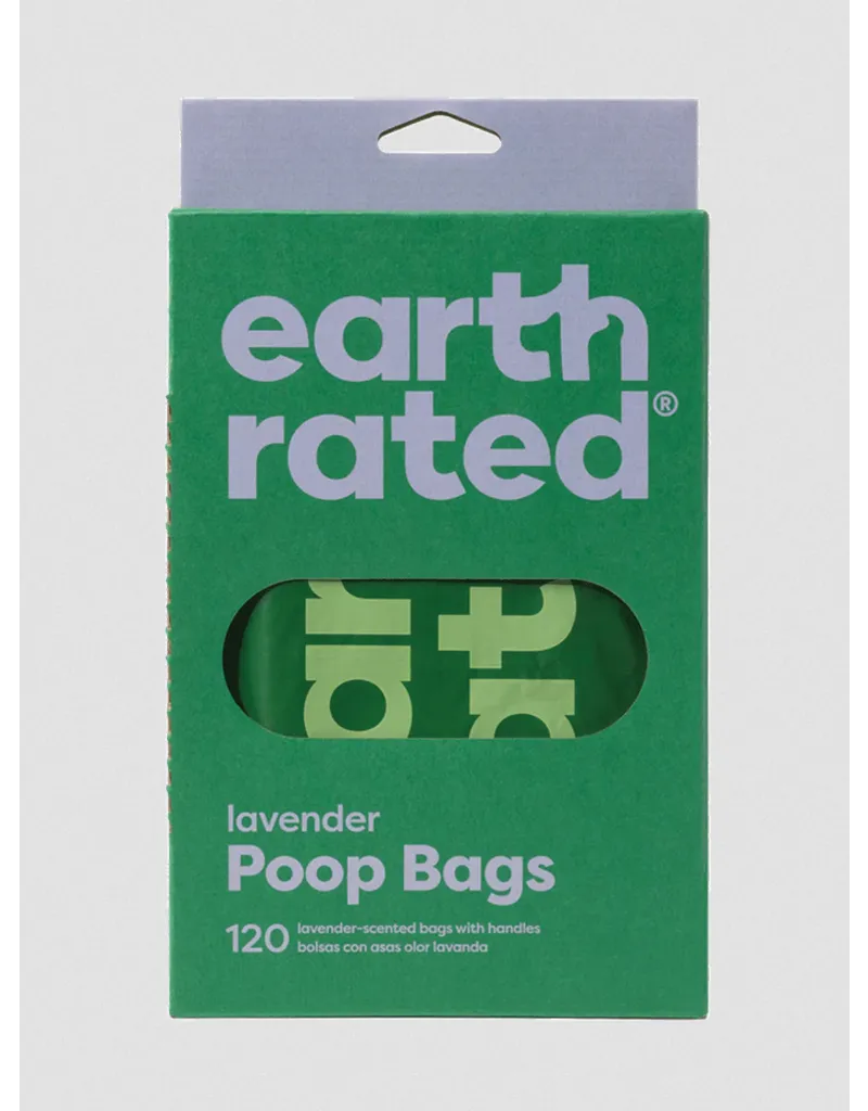 ER Poop Bag 120ct Handle Lavender