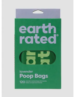 ER Poop Bag 120ct Handle Lavender
