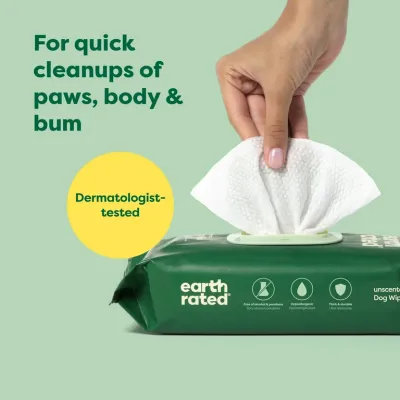 ER Grooming Wipes Unscented 100ct