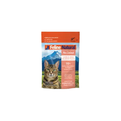 Feline Natural Lamb Salmon Pouch 3oz