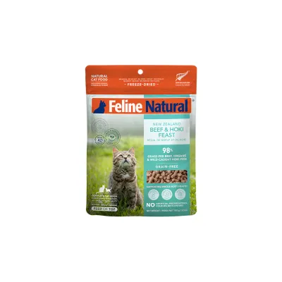 Feline Natural FZD Topper Beef Hoki 3.5oz
