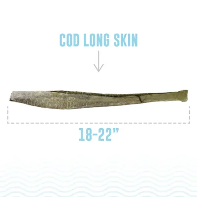 Icelandic Cod Skin Strip Long