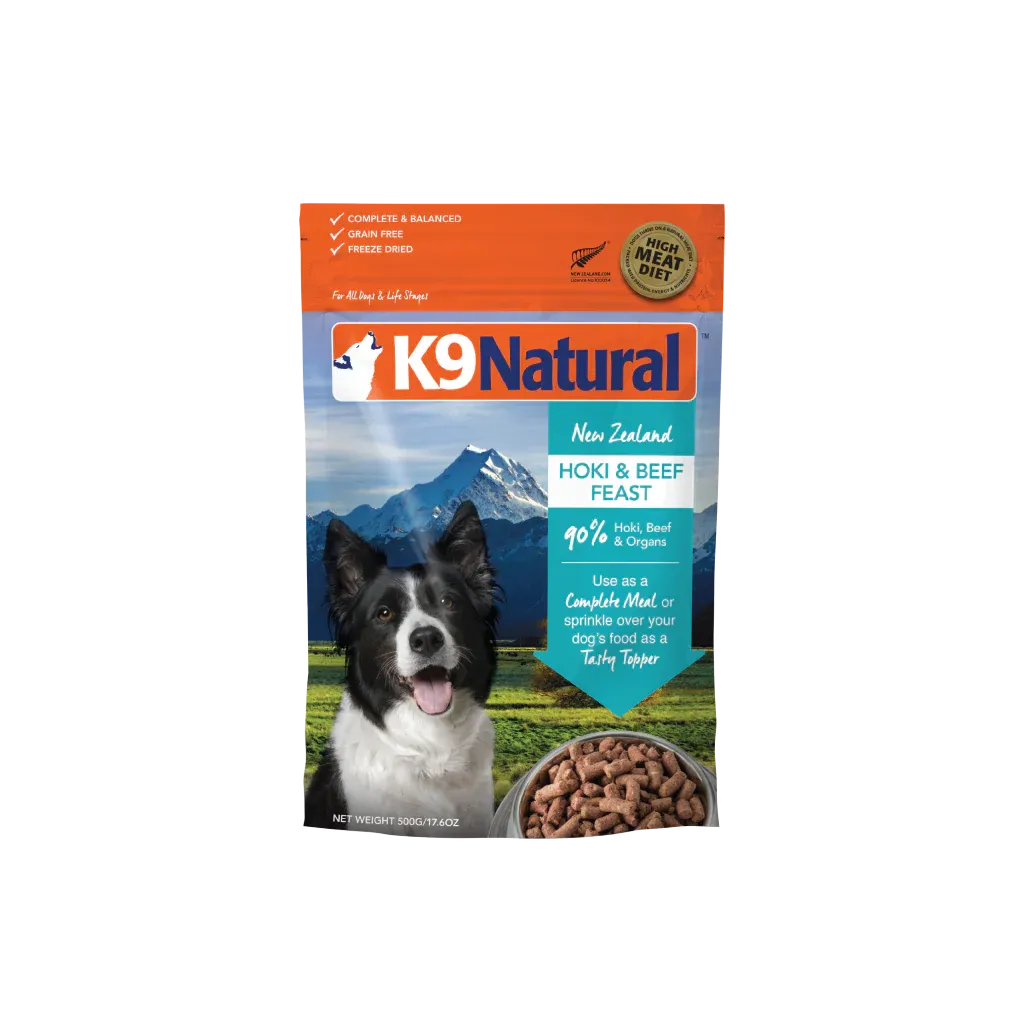 K9 Naturals FZD Hoki Beef 17.6oz