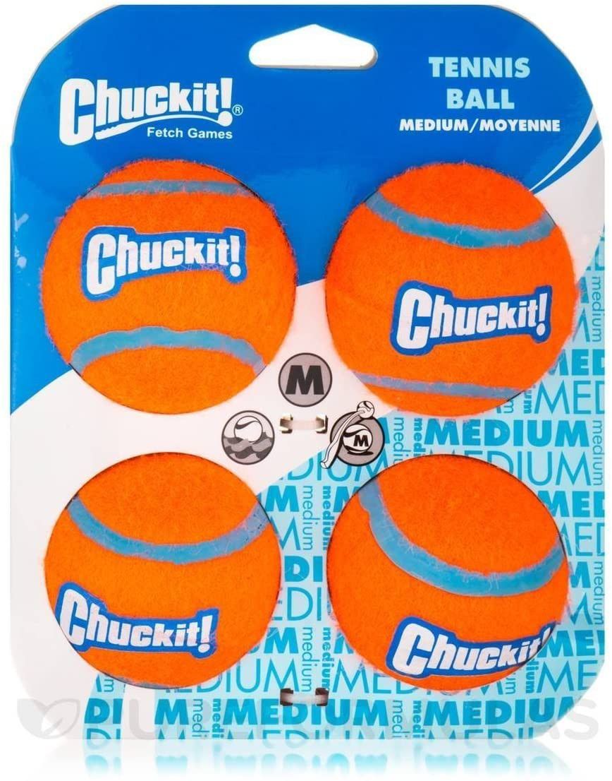 Chuck It Tennis ball Med 4pk