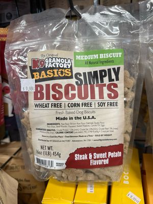 K9GF Simply Biscuit Steak Potato 16oz Med