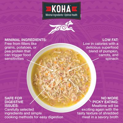 Koha Dog Shred Chicken Beef 12.5oz