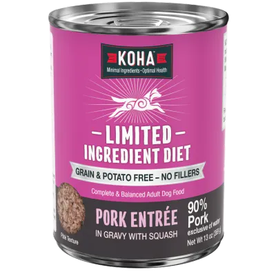 Koha Dog LID 90% Pork 13oz