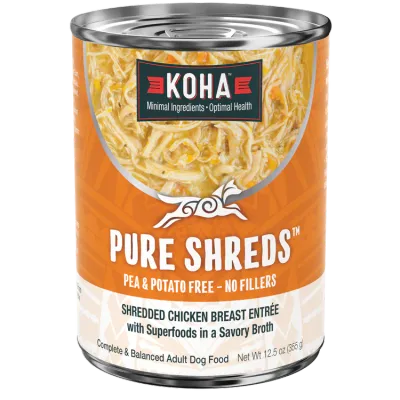 Koha Dog Shred Chicken 12.5oz