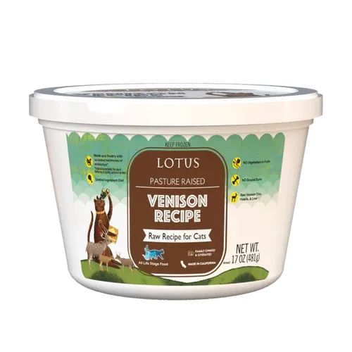 Lotus Cat Frozen Venison 17oz