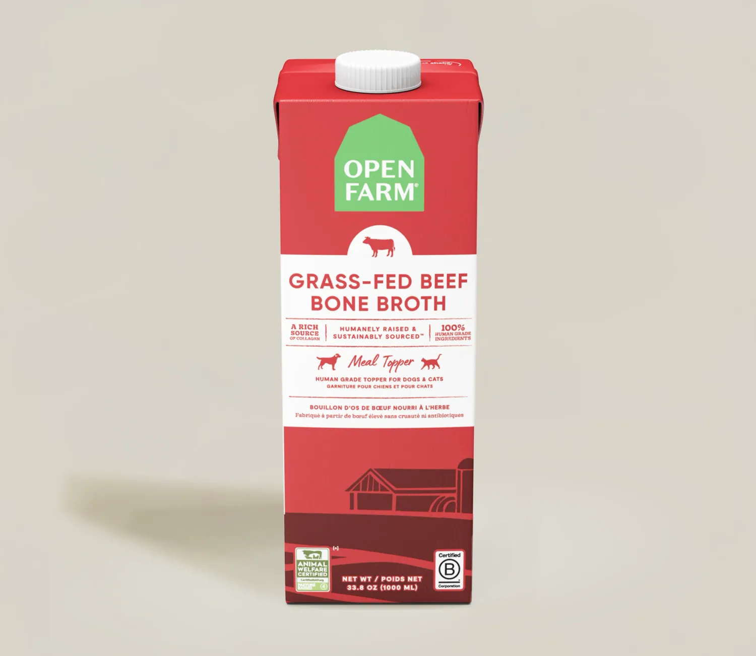Open Farm Bone Broth Beef 32oz