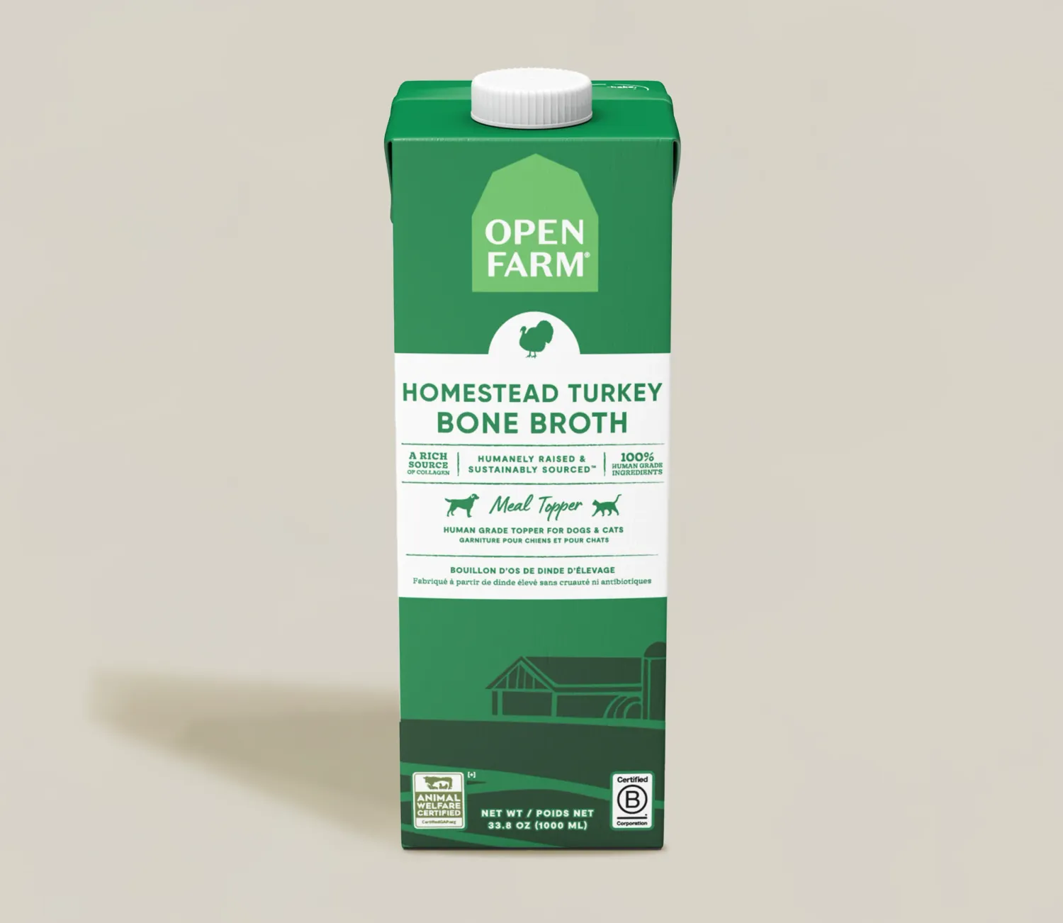 Open Farm Bone Broth Turkey 32oz
