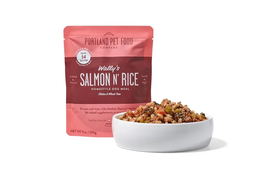 Portland Pet Salmon and rice 9oz pouch