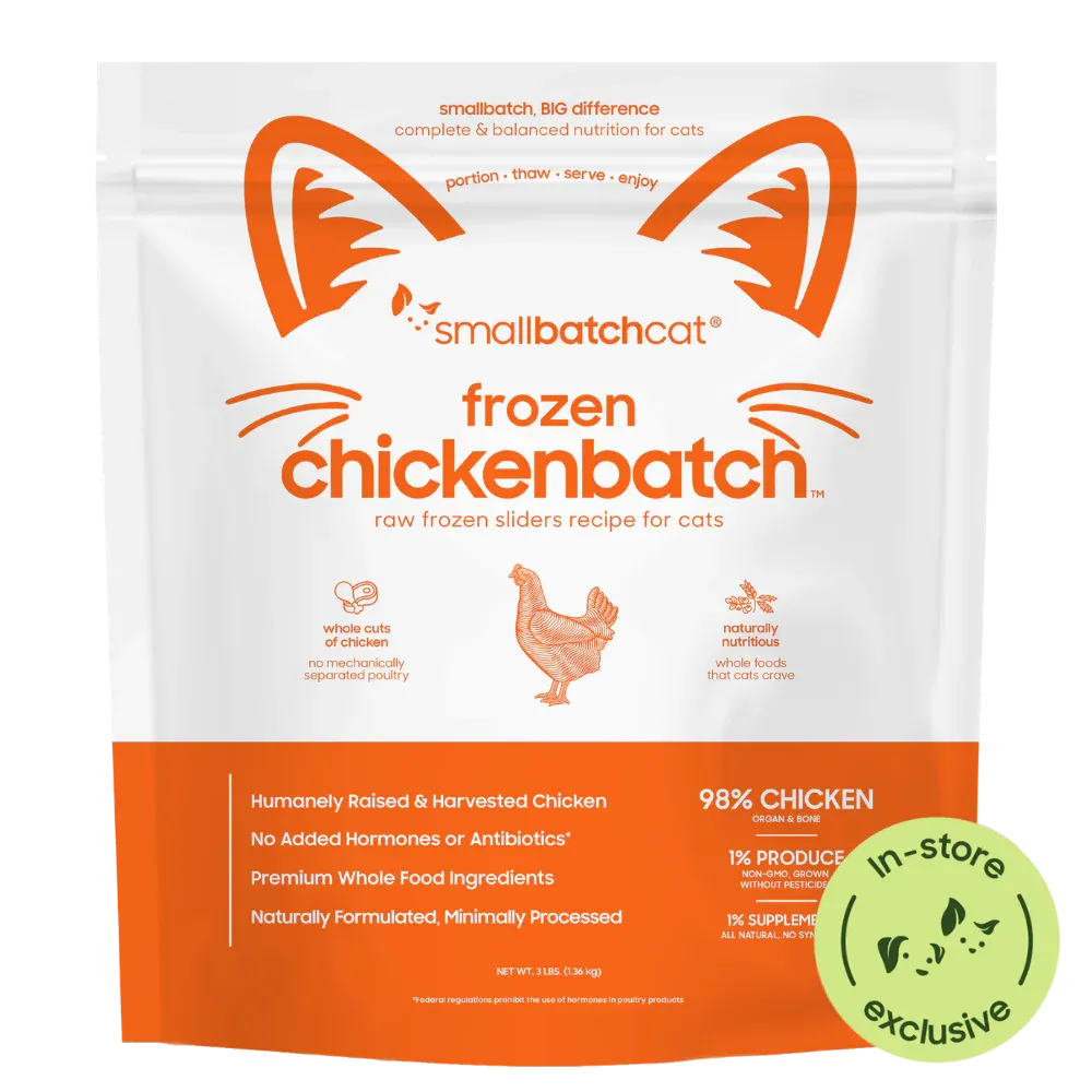 Small Batch Cat Frozen Slider Chicken 3#