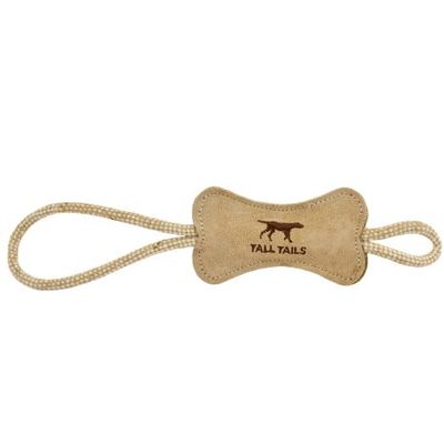 Tall Tails Leather Bone Tug Natural 12