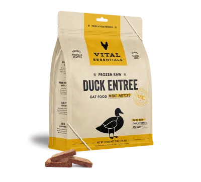 Vital Essentials Cat Frozen Mini Patties Duck 28oz