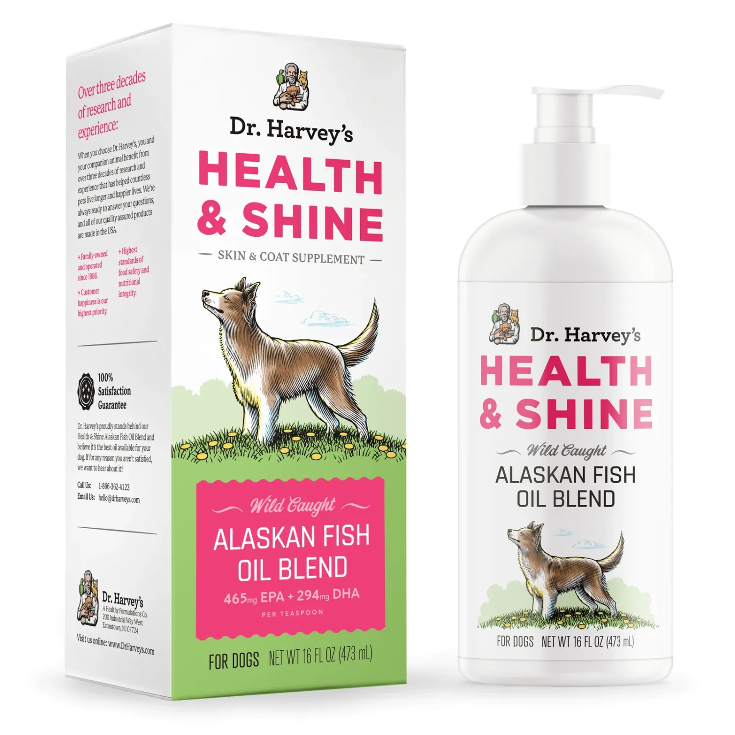 Dr Harveys Health and Shine Salmon Krill for Dogs 16oz