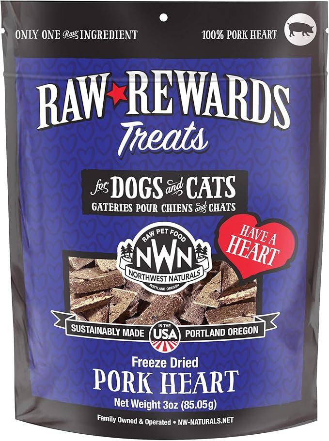 NWN DC FZD Pork Heart Treat 3oz