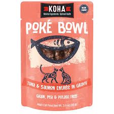 Koha Cat Poke Bowl Tuna Salmon 3oz