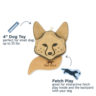 Tall Tails Leather Scrappy Critter Fox 4