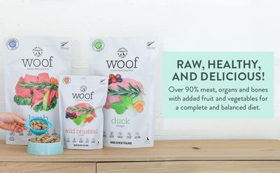 New Zealand Natural Pet Food Woof Wild Brushtail FZD 1.76oz