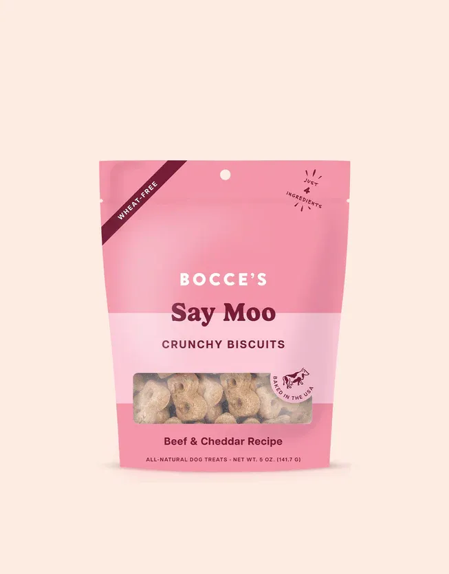 Bocces Biscuit Say Moo 5oz