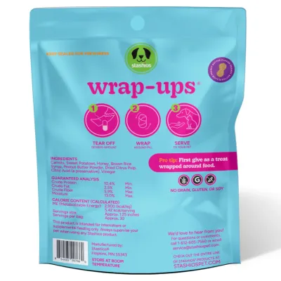 Stashios DC Wrap Ups Peanut Butter 2.1oz