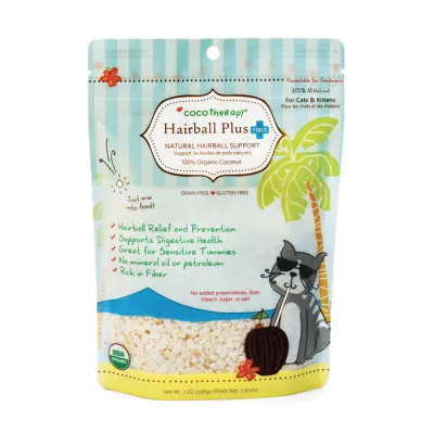 Coco Therapy Hairball plus Fiber for Cats 7oz