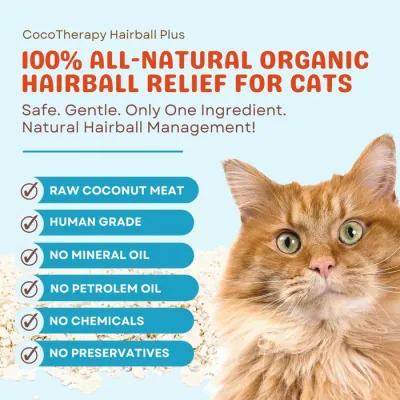 Coco Therapy Hairball plus Fiber for Cats 7oz