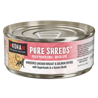 Koha Cat Shredded Chicken/Salmon 5.5oz
