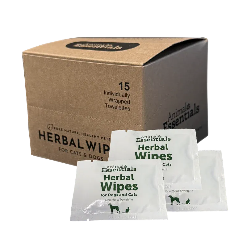 Animal Essentials Herbal Ear Wipes 15ct