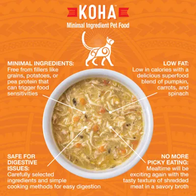 Koha Cat Pure Shred Chicken 5.5oz