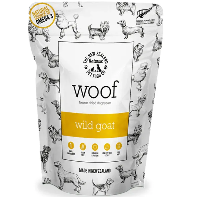 New Zealand Pet Food Woof FZD Wild Goat 1.76oz