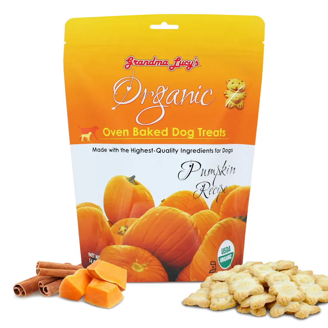 Grandma Lucys Organic Baked Pumpkin Treat 14oz