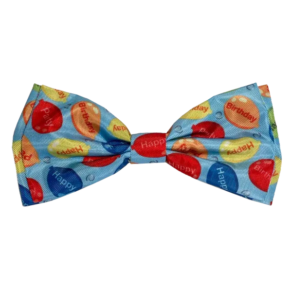 Huxley Kent Bow Tie Party Time Blue Large