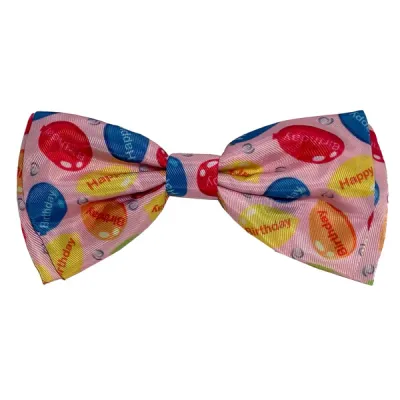 Huxley Kent Bow Tie Party Time Pink Small